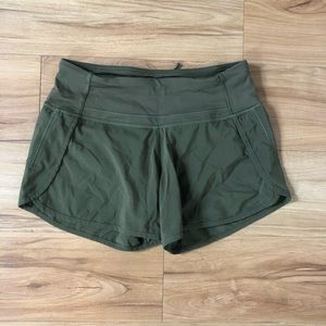 LULULEMON 4” running shorts